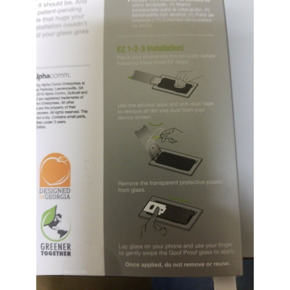 Tempered Glass Screen Protector For LG phones Quickcell Goof Proof - Picture 4 of 6